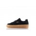 Puma Rihanna Suede Creeper черные с рыжим
